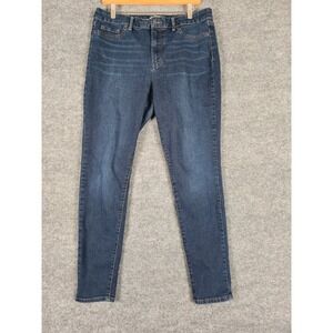 Jessica Simpson High Rise Skinny Jeans Dark Wash Size 14
